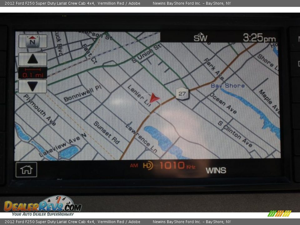 2012 Ford F250 Super Duty Lariat Crew Cab 4x4 Vermillion Red / Adobe Photo #14