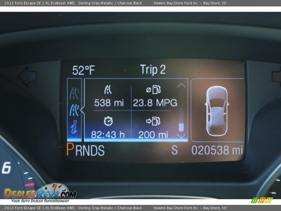 2013 Ford Escape SE 1.6L EcoBoost 4WD Sterling Gray Metallic / Charcoal Black Photo #15
