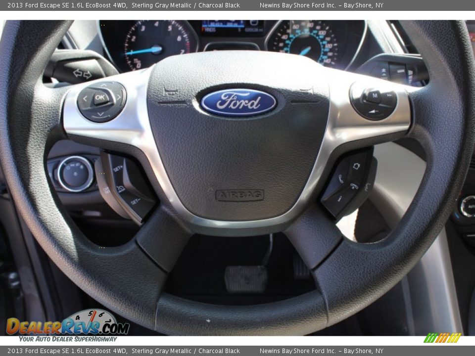 2013 Ford Escape SE 1.6L EcoBoost 4WD Sterling Gray Metallic / Charcoal Black Photo #16