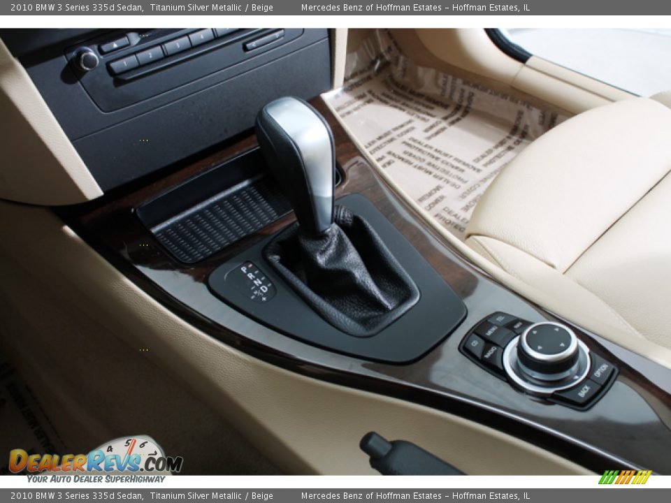 2010 BMW 3 Series 335d Sedan Titanium Silver Metallic / Beige Photo #12