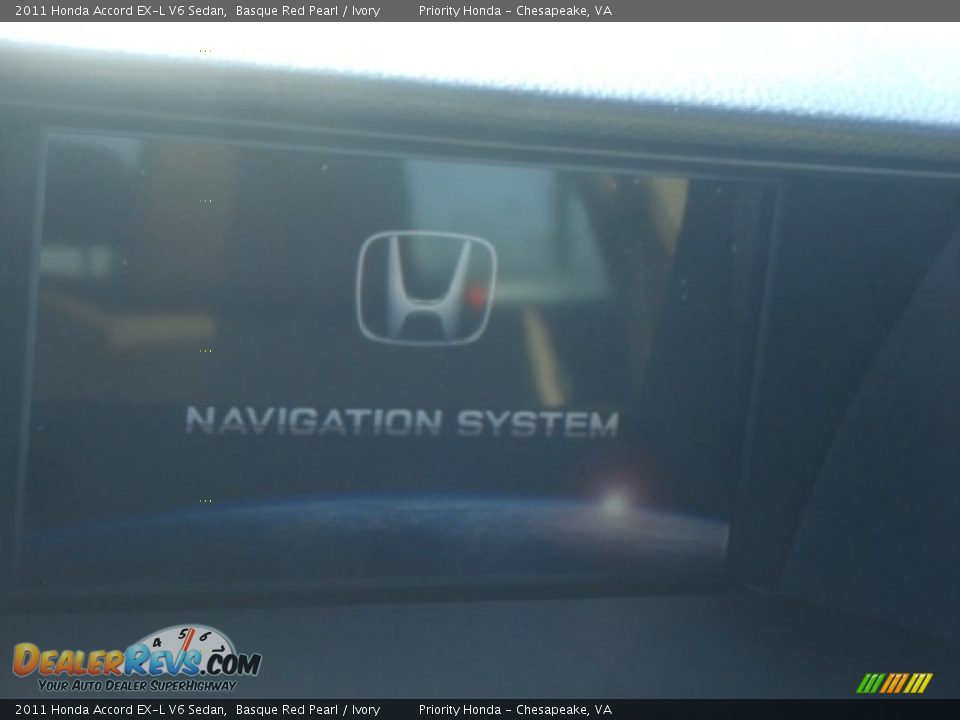 2011 Honda Accord EX-L V6 Sedan Basque Red Pearl / Ivory Photo #20