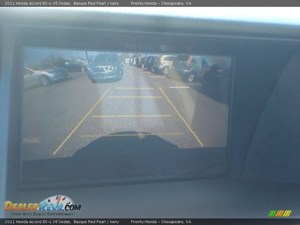 2011 Honda Accord EX-L V6 Sedan Basque Red Pearl / Ivory Photo #21