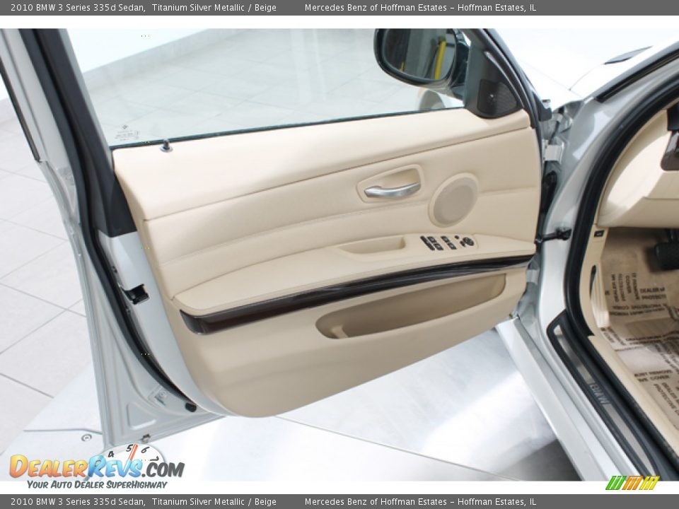 2010 BMW 3 Series 335d Sedan Titanium Silver Metallic / Beige Photo #16