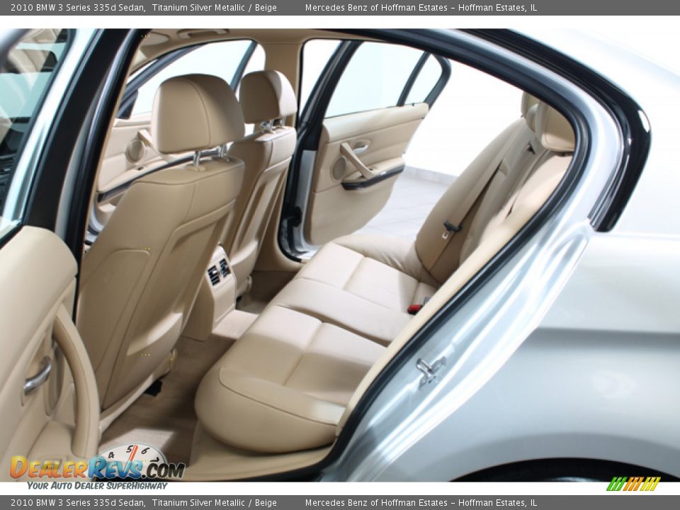 2010 BMW 3 Series 335d Sedan Titanium Silver Metallic / Beige Photo #19