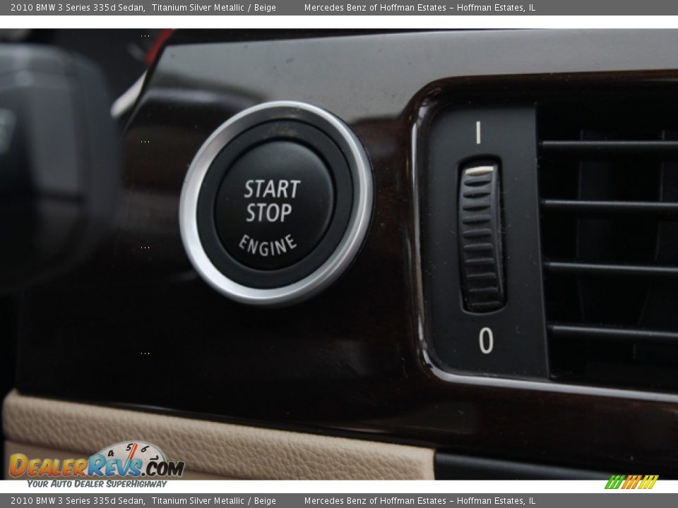 2010 BMW 3 Series 335d Sedan Titanium Silver Metallic / Beige Photo #21