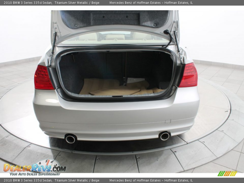 2010 BMW 3 Series 335d Sedan Titanium Silver Metallic / Beige Photo #23