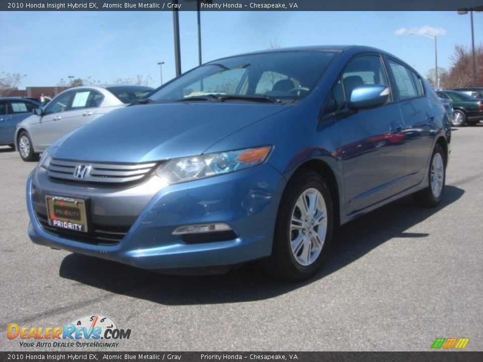 2010 Honda Insight Hybrid EX Atomic Blue Metallic / Gray Photo #1