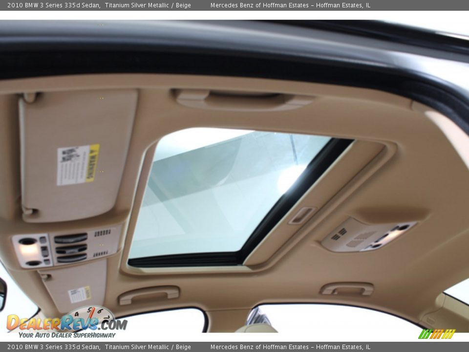 2010 BMW 3 Series 335d Sedan Titanium Silver Metallic / Beige Photo #24
