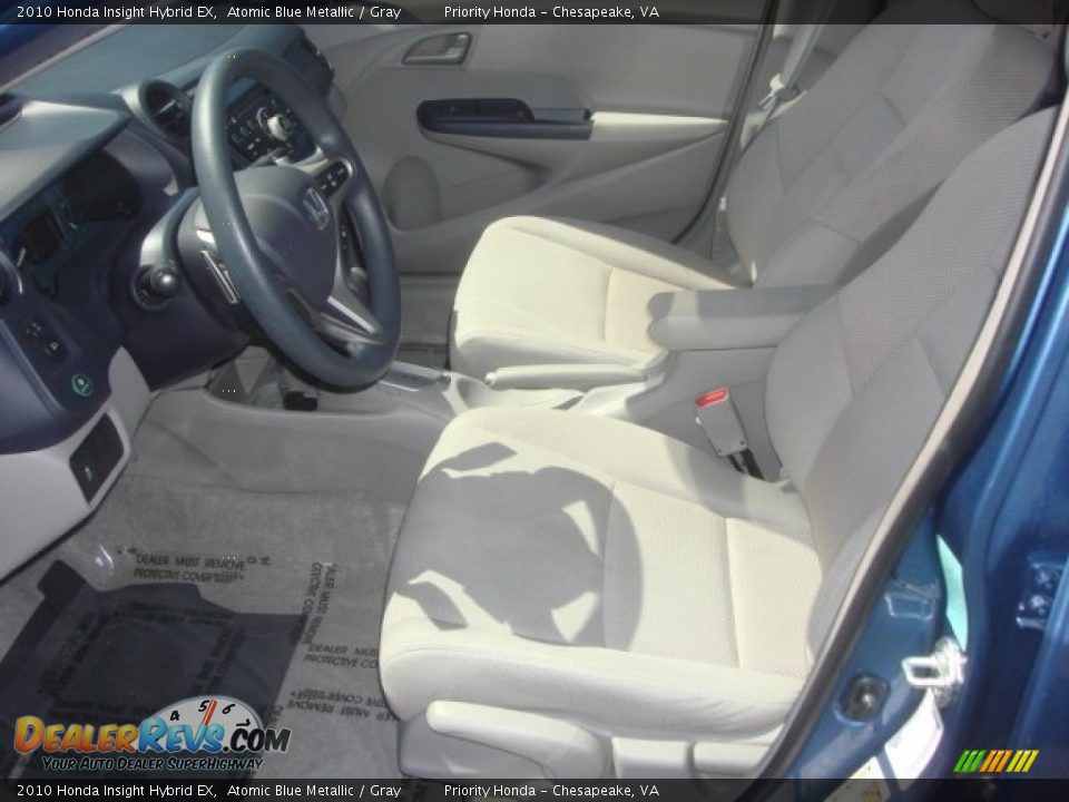 2010 Honda Insight Hybrid EX Atomic Blue Metallic / Gray Photo #10