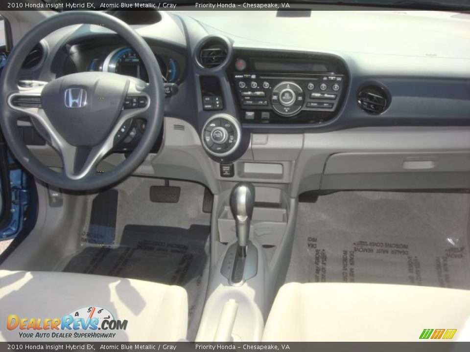 2010 Honda Insight Hybrid EX Atomic Blue Metallic / Gray Photo #14