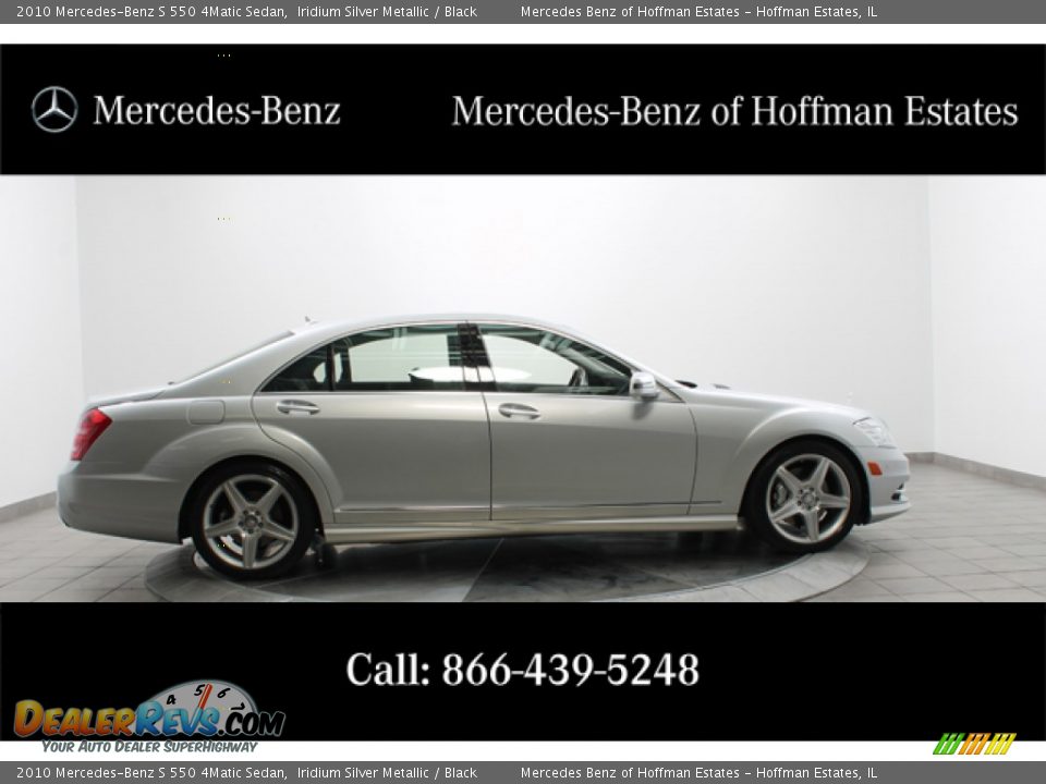 2010 Mercedes-Benz S 550 4Matic Sedan Iridium Silver Metallic / Black Photo #2