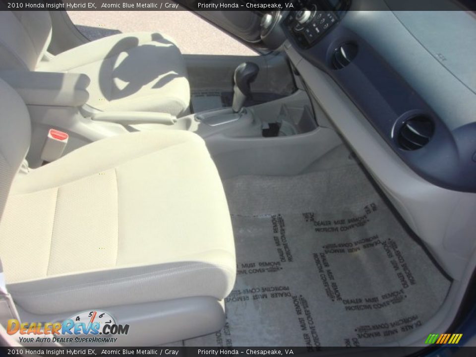 2010 Honda Insight Hybrid EX Atomic Blue Metallic / Gray Photo #15