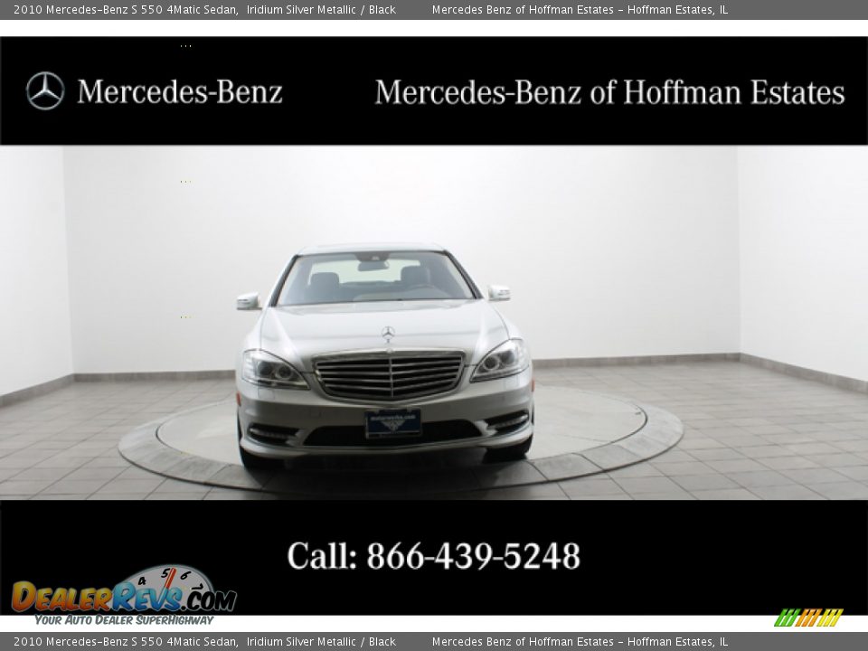 2010 Mercedes-Benz S 550 4Matic Sedan Iridium Silver Metallic / Black Photo #3