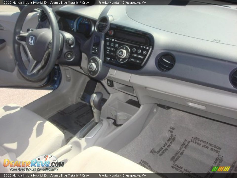 2010 Honda Insight Hybrid EX Atomic Blue Metallic / Gray Photo #16