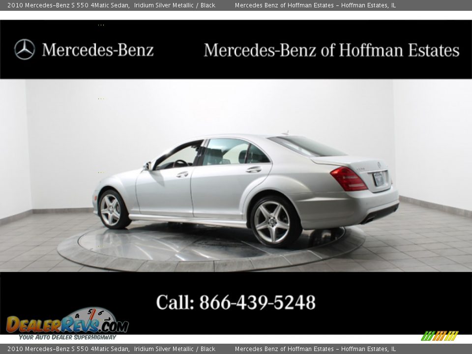 2010 Mercedes-Benz S 550 4Matic Sedan Iridium Silver Metallic / Black Photo #4