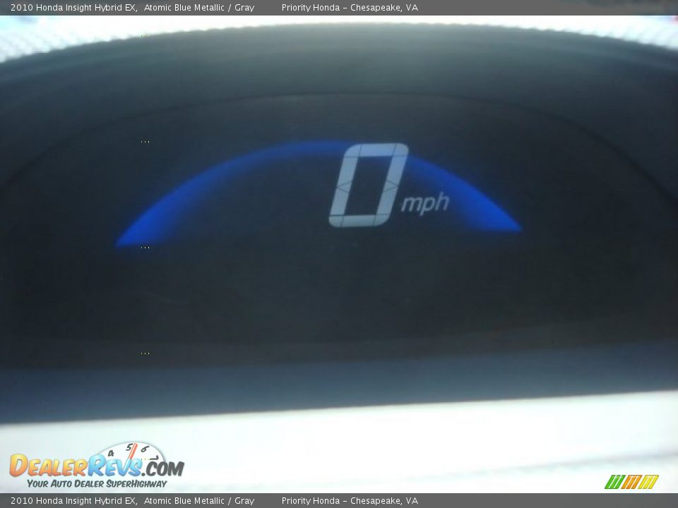 2010 Honda Insight Hybrid EX Atomic Blue Metallic / Gray Photo #21
