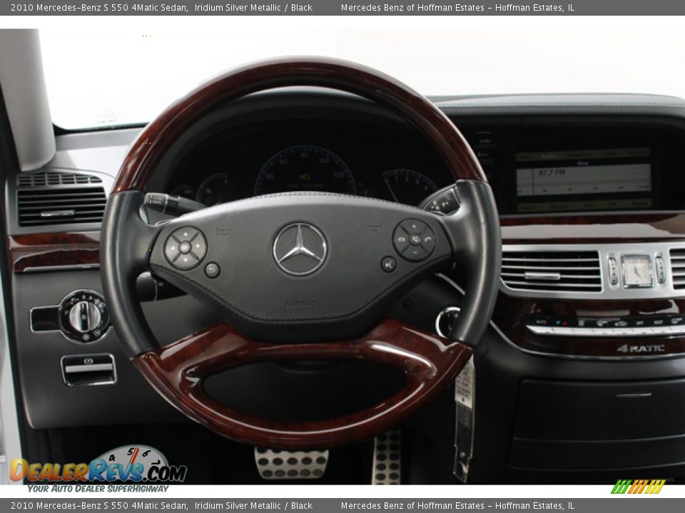 2010 Mercedes-Benz S 550 4Matic Sedan Iridium Silver Metallic / Black Photo #7