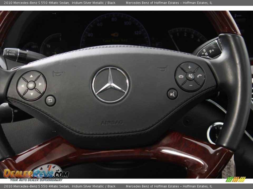 2010 Mercedes-Benz S 550 4Matic Sedan Iridium Silver Metallic / Black Photo #8