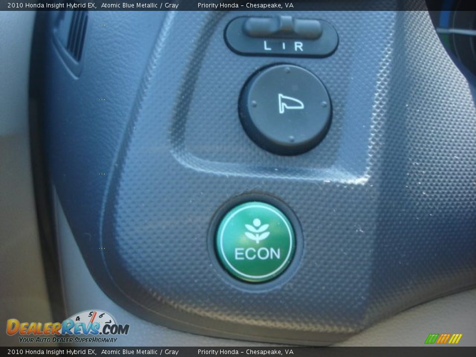 2010 Honda Insight Hybrid EX Atomic Blue Metallic / Gray Photo #23