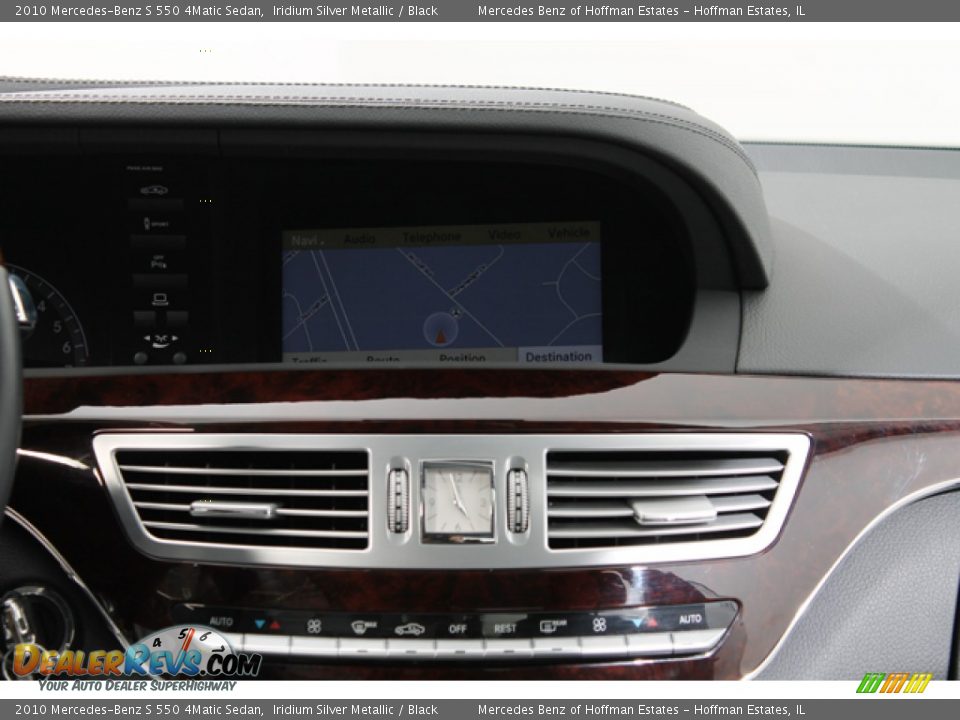2010 Mercedes-Benz S 550 4Matic Sedan Iridium Silver Metallic / Black Photo #10