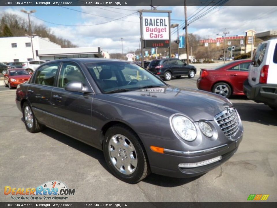 2008 Kia Amanti Midnight Gray / Black Photo #1