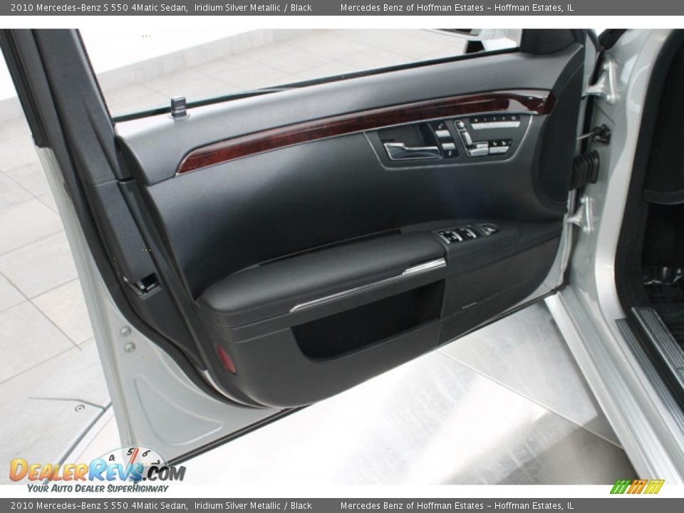 2010 Mercedes-Benz S 550 4Matic Sedan Iridium Silver Metallic / Black Photo #16