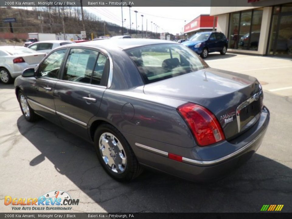 2008 Kia Amanti Midnight Gray / Black Photo #5