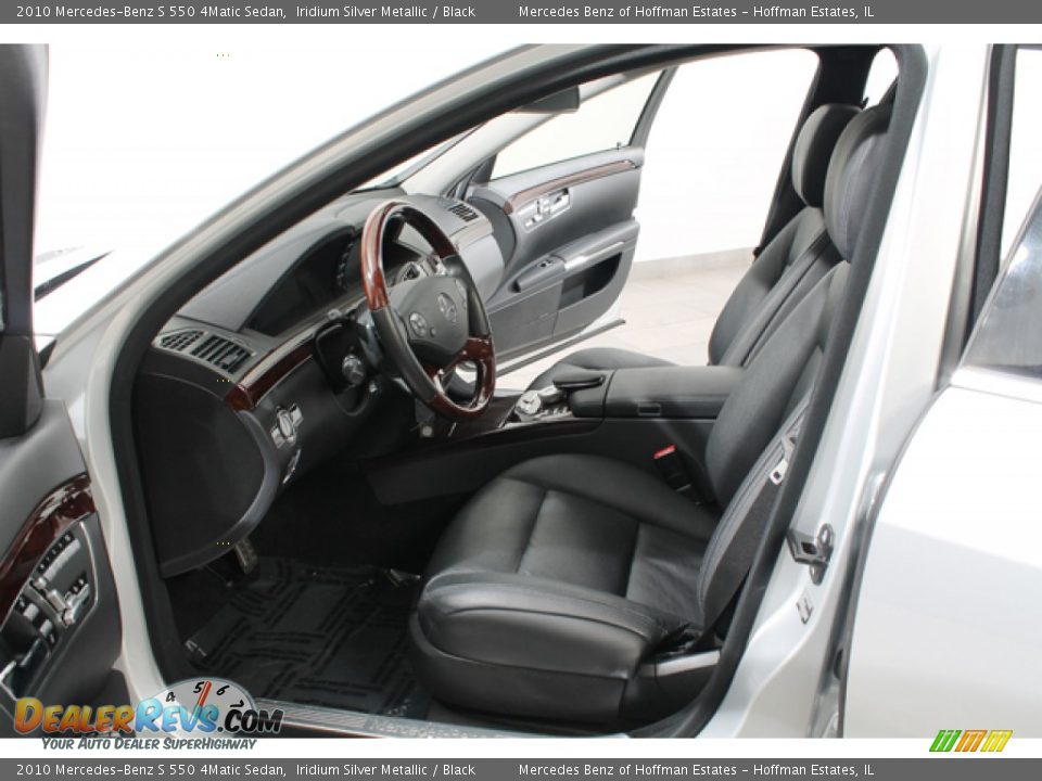 2010 Mercedes-Benz S 550 4Matic Sedan Iridium Silver Metallic / Black Photo #18