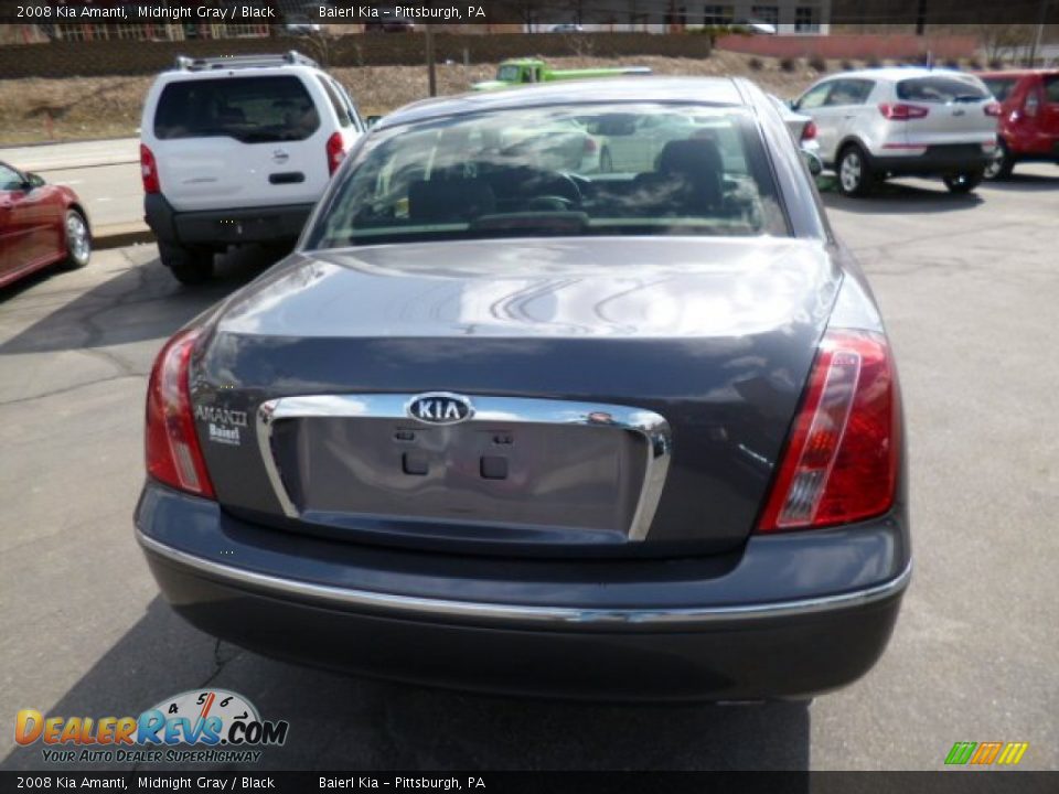 2008 Kia Amanti Midnight Gray / Black Photo #6