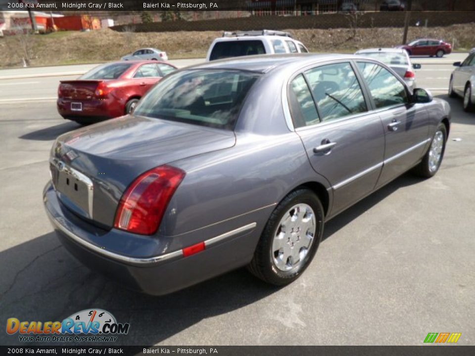 2008 Kia Amanti Midnight Gray / Black Photo #7