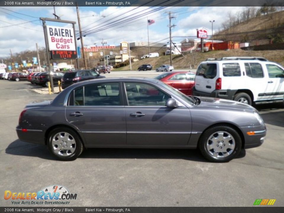 2008 Kia Amanti Midnight Gray / Black Photo #8
