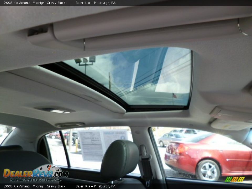 2008 Kia Amanti Midnight Gray / Black Photo #11