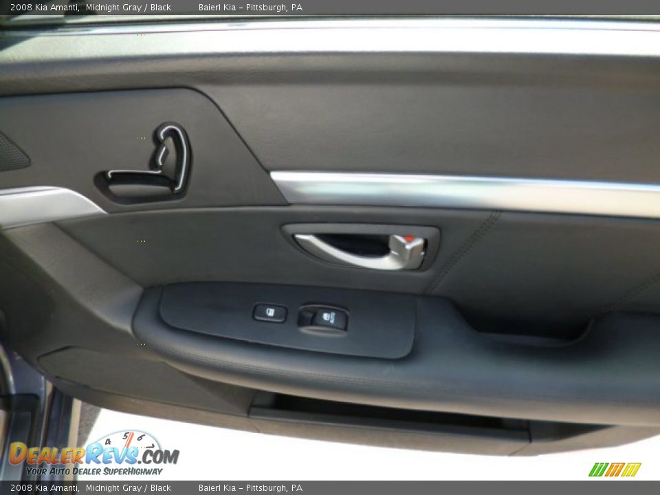 2008 Kia Amanti Midnight Gray / Black Photo #12