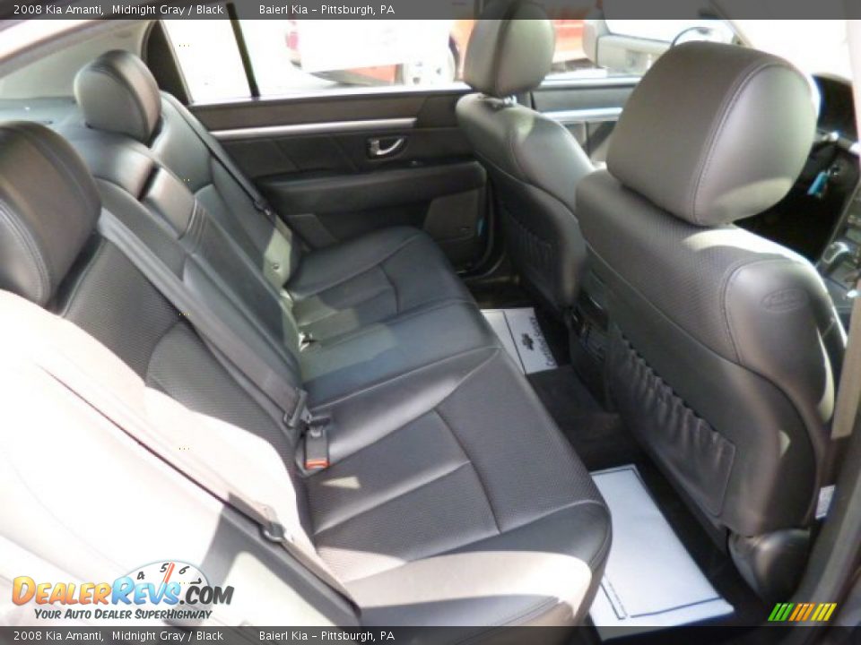 2008 Kia Amanti Midnight Gray / Black Photo #13