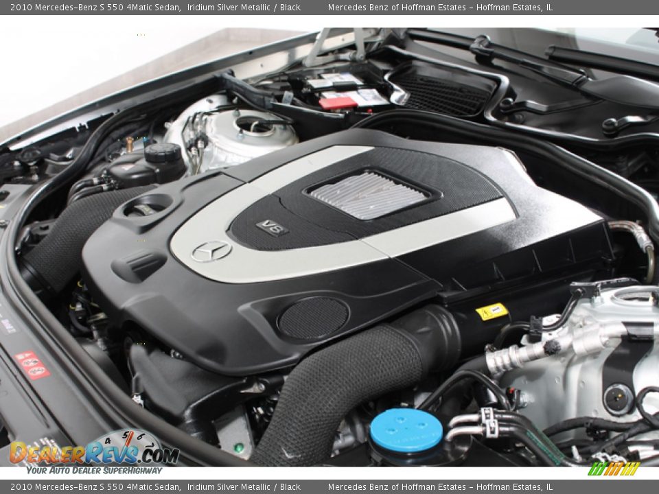 2010 Mercedes-Benz S 550 4Matic Sedan Iridium Silver Metallic / Black Photo #24