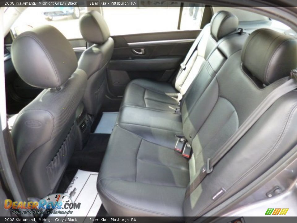 2008 Kia Amanti Midnight Gray / Black Photo #14