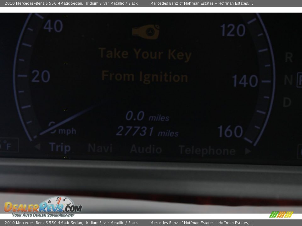 2010 Mercedes-Benz S 550 4Matic Sedan Iridium Silver Metallic / Black Photo #25