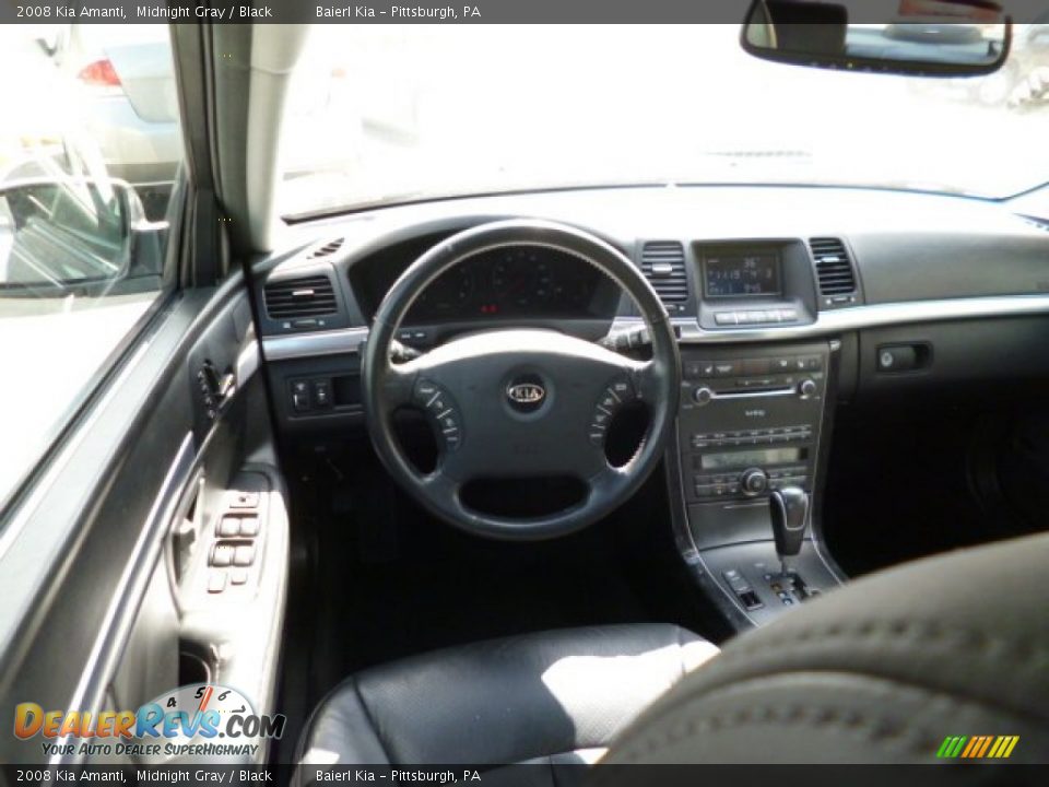 2008 Kia Amanti Midnight Gray / Black Photo #15