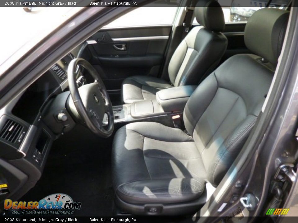 Black Interior - 2008 Kia Amanti  Photo #16