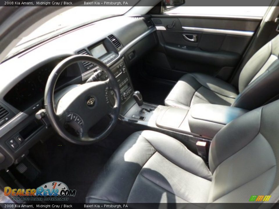 2008 Kia Amanti Midnight Gray / Black Photo #17
