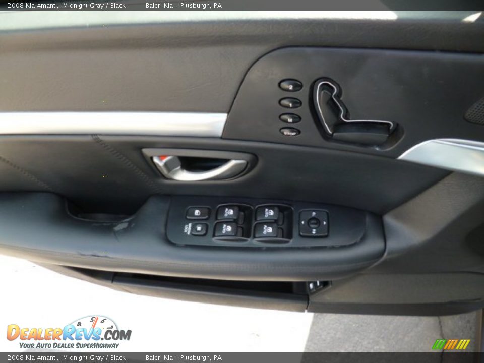 2008 Kia Amanti Midnight Gray / Black Photo #18