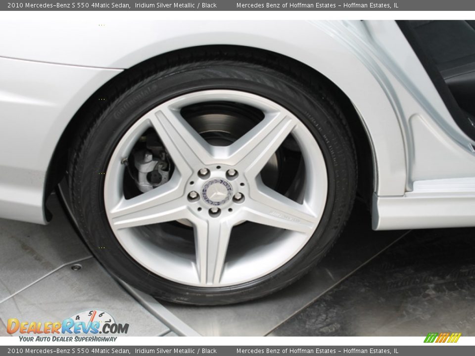 2010 Mercedes-Benz S 550 4Matic Sedan Iridium Silver Metallic / Black Photo #28