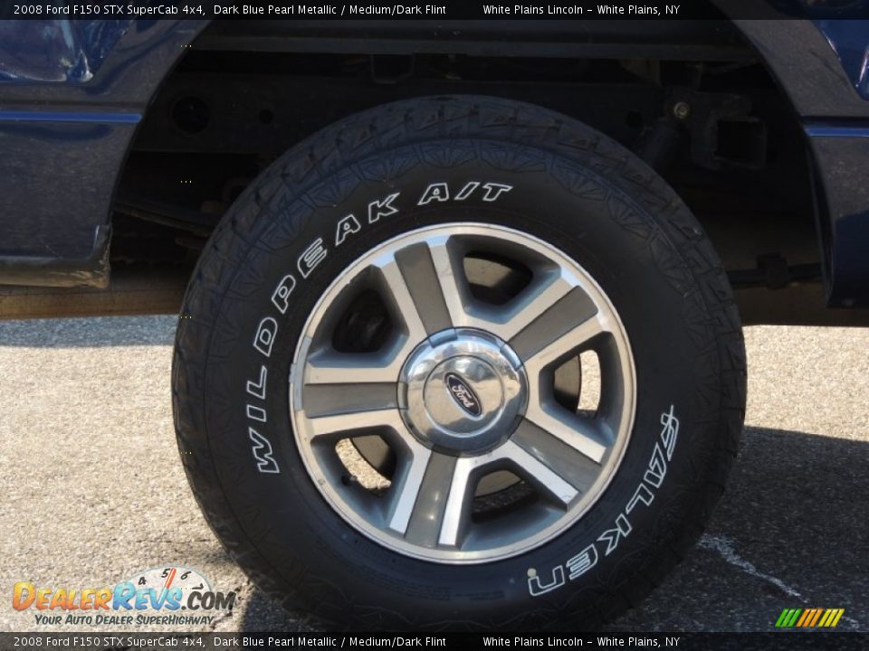 2008 Ford F150 STX SuperCab 4x4 Dark Blue Pearl Metallic / Medium/Dark Flint Photo #6