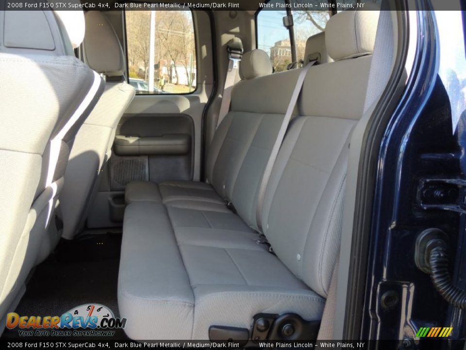 2008 Ford F150 STX SuperCab 4x4 Dark Blue Pearl Metallic / Medium/Dark Flint Photo #10