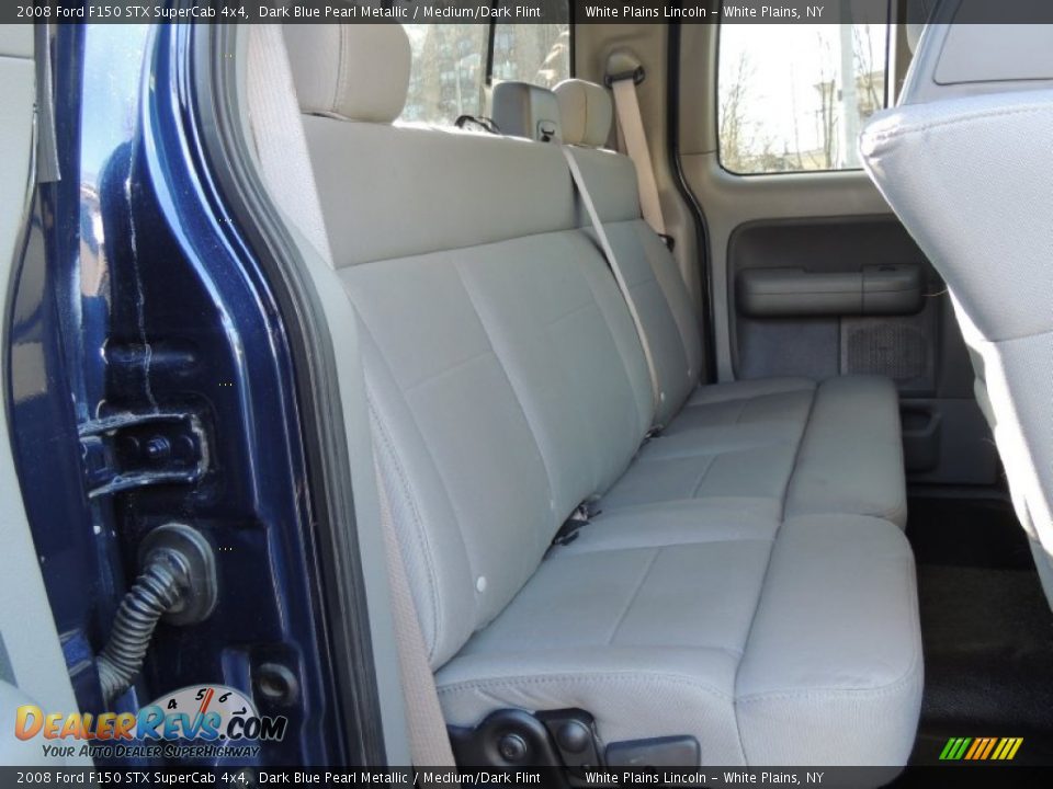 2008 Ford F150 STX SuperCab 4x4 Dark Blue Pearl Metallic / Medium/Dark Flint Photo #11