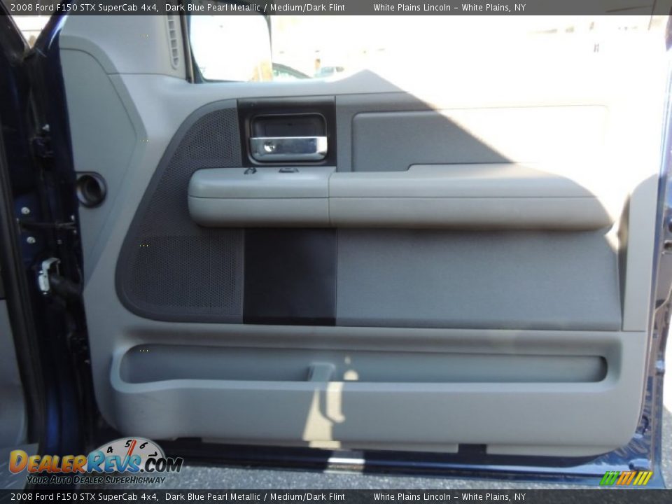 2008 Ford F150 STX SuperCab 4x4 Dark Blue Pearl Metallic / Medium/Dark Flint Photo #12