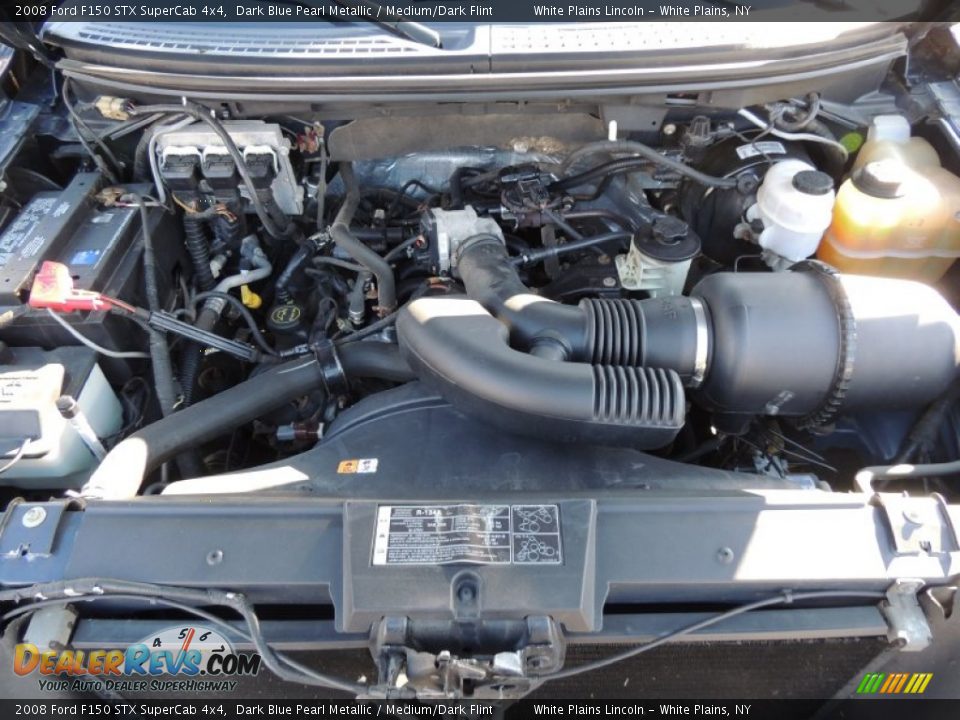 2008 Ford F150 STX SuperCab 4x4 Dark Blue Pearl Metallic / Medium/Dark Flint Photo #23