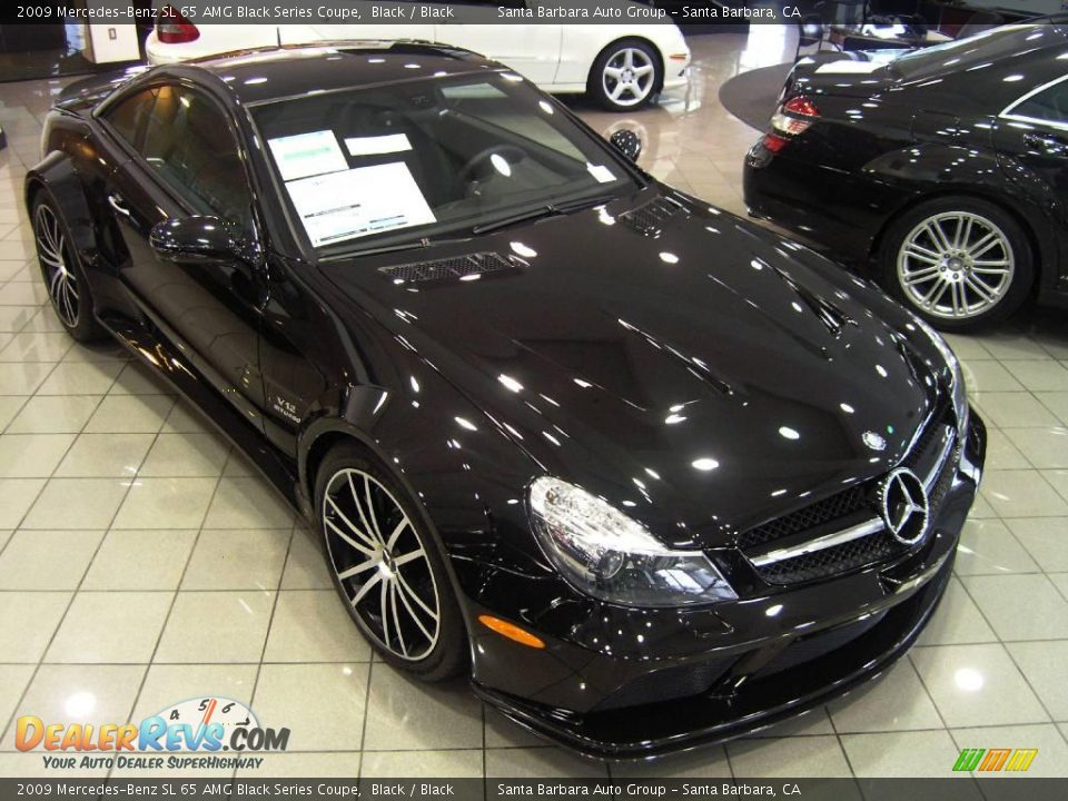 2009 Mercedes-Benz SL 65 AMG Black Series Coupe Black / Black Photo #1