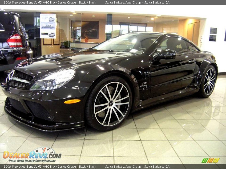 2009 Mercedes-Benz SL 65 AMG Black Series Coupe Black / Black Photo #4