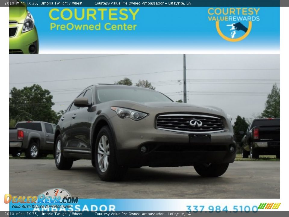 2010 Infiniti FX 35 Umbria Twilight / Wheat Photo #1